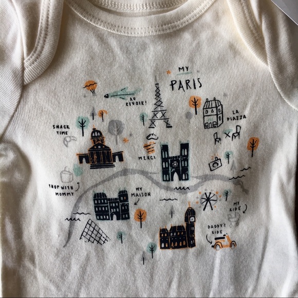 ⭐️Baby Gap⭐️Italy and France Long Sleeve Onsies 😘 - Picture 2 of 3